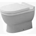 Duravit Starck 3 Stand Tiefspül WC 0124090000 weiss, Abgang waagerecht