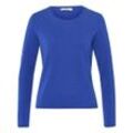 Rundhals-Pullover aus 100% Premium-Kaschmir Peter Hahn Cashmere blau