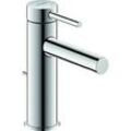 Duravit M MinusFlow Circle Waschtischarmatur CE1022001010 mit Zugstangen-Ablaufgarnitur, Ausladung 117mm, chrom Hochglanz