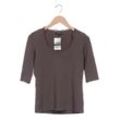 Comma Damen T-Shirt, braun, Gr. 36