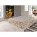 Bett WIMEX "Easy", braun (struktureichefarben hell), B:149cm H:46cm L:210cm, Betten, ohne Kopfteil, frei im Raum stellbar