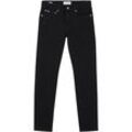 Slim-fit-Jeans CALVIN KLEIN JEANS "SLIM TAPER", Herren, Gr. 32, Länge 32, schwarz (schwarz denim), Denim/Jeans, Obermaterial: 99% Baumwolle, 1% Elasthan, unifarben, casual, Jeans