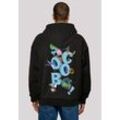 Kapuzenpullover F4NT4STIC "Scooby Doo Letters Jumble" Gr. XXL, schwarz, Herren, Obermaterial: 100% Baumwolle, Pullover, Print