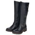 Winterstiefel REMONTE Gr. 37, XL-Schaft, schwarz, Damen, Lederimitat, Schuhe, mit praktischem Wechselfußbett und XL-Schaft, Topseller