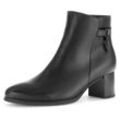 Stiefelette GABOR, Damen, Gr. 44, schwarz, Nappaleder, unifarben, klassisch, Schuhe, Blockabsatz, Ankleboots, Businesschuh, Best Fitting-Ausstattung