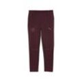 Sporthose PUMA "Manchester City Casuals Hose Herren" Gr. L, Normalgrößen, schwarz jasper dusty orchid rot lila, Herren, Obermaterial: 24% Polyester, 76% Baumwolle; Taschenfutter: 100% Baumwolle, colorblocking, Hosen