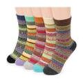 5 warm - strümpfe, wollsocken, strümpfe, strickstrümpfe, strickstrümpfe, strickstrümpfe, die die eigene atemfarbe haben und die wintersocken der