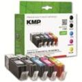 KMP - Tintenpatronen-Set kompatibel zu Canon PGI-550PGBK xl, Nr. 551