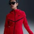 Nike Sportswear Tech Fleece Windrunner Kapuzenjacke (Damen) - Rot