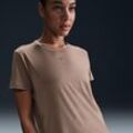 Nike One Classic Dri-FIT Kurzarm-Oberteil für Damen - Braun