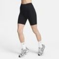 Nike One Bike Shorts mit Taschen und hohem Bund für Damen (ca. 20,5 cm) - Schwarz