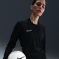 Nike Academy Dri-FIT-Fußball-Longsleeve mit Rundhalsausschnitt (Damen) - Schwarz