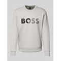 Sweatshirt mit Label-Print