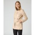 Jacke aus Velourslederimitat