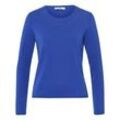 Rundhals-Pullover aus 100% Premium-Kaschmir Peter Hahn Cashmere blau, 42