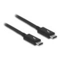 DeLOCK Thunderbolt 3 USB-C-Stecker Kabel 5A 1,5 m schwarz, 1 St.