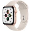 Apple Watch Series SE 1 (2020) GPS 44 mm - Aluminium Gold - Sportarmband Polarstern