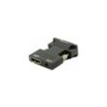 Microconnect - Vereinigtes Königreich Hdmivgaaudiob - hdmi und vga Adapter, Schwarz