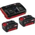 Einhell Power X-Change 2x 3Ah & Twincharger Kit 4512083 Werkzeug-Akku und Ladegerät 18 V 3 Ah Li-Io