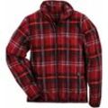 FP - Elutex Fleece-Hemdjacke Dolomit Gr. l rot/kariert