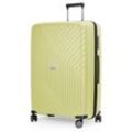 Hartschalen-Trolley HAUPTSTADTKOFFER "TXL, 76 cm" Gr. B/H/T: 51cm x 76cm x 31cm 118 l, grün (lime), Polypropylen, unifarben, Koffer, Hartschalen-Koffer Reisekoffer Koffer groß Reisegepäck TSA Schloss