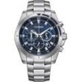 Chronograph CITIZEN "AN8201-57L", silber (silberfarben), Armbanduhren, Herren, Armbanduhr, Quarzuhr, Herrenuhr, Edelstahlarmband