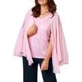 Spitzenshirt "HERMANN LANGE Collection Spitzenshirt Julina", Damen, Gr. 44, rosa (rose), 92% Nylon, 8% Elasthan, HERMANN LANGE COLLECTION, V-Ausschnitt, Shirts