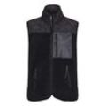 Fleeceweste THEJOGGCONCEPT "Fleeceweste JCBERRI WAISTCOAT 6", Damen, Gr. L, schwarz, Obermaterial: 100% Polyester PES., Basic, relaxed fit normal, Westen, Sonstige