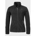 Fleecejacke SCHÖFFEL "Hiking Fleece Jk Style Ash WMS" Gr. 34, schwarz (9990, schwarz), Damen, Oberstoff: 100% Polyester, Jacken