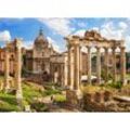 Fototapete PAPERMOON "Roman Forum Rome", bunt (mehrfarbig), B:5m L:2,8m, Vlies, Tapeten