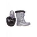 Lands End Damen Stiefel, silber, Gr. 36