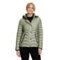 Steppjacke GIL BRET "Gil Bret Steppjacke Kunstdaune", Damen, Gr. 36, beige (desert sage), Obermaterial: 100% Polyamid. Besatz: 100% Polyester. Füllung: 100% Polyester., sportlich, tailliert, Langarm, Jacken