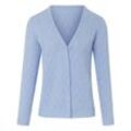 Strickjacke aus 100% SUPIMA®-Baumwolle Peter Hahn blau