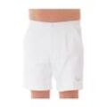 Trainingshose TRIGEMA "TRIGEMA Tennis- und Freizeitshort" Gr. XXL, US-Größen, weiß, Herren, 48% Baumwolle, 48% Polyester, 4% Elastan, Hosen