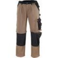 Texxor - Canvas (320 g/m²) 2-in-1 Bundhose tobago khaki/schwarz 48 8350