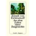 Eichendorff, Joseph von - GEBRAUCHT Aus dem Leben eines Taugenichts (Fiction, Poetry & Drama) - Preis vom 21.12.2024 05:55:56 h