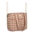 Nobodinoz - Hyde Park Kinderwagen Tasche, wasserfest, terracotta checks