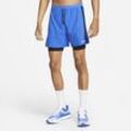 Nike Stride Dri-FIT Hybrid-Laufshorts für Herren (ca. 12,5 cm) - Blau