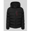 Regular Fit Steppjacke mit Kapuze Modell 'BLACKBIRD'