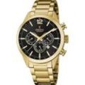 Festina Quarz Herren Timeless Chronograph F20633/3 - schwarz,gold - 43.5mm