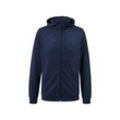 Funktionsjacke mit RWS-Wolle - Dunkelblau/Meliert - Gr.: S