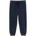 TOM TAILOR Jungen Jogginghose mit Badge-Detail, blau, Uni, Gr. 92/98