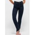 Slim-fit-Jeans ANGELS "Cici" Gr. 34, Länge 32, blau (night blau), Damen, Denim/Jeans, Obermaterial: 93% Baumwolle, 5% Polyester, 2% Elasthan, Jeans