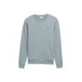 TOM TAILOR Herren Sweatshirt mit Logo-Print, grün, Uni, Gr. XL