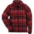 FP - Elutex Fleece-Hemdjacke Dolomit Gr. xl rot/kariert