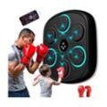 Musik Boxing Machine, Bluetooth Intelligente Boxmaschine Zur Wandmontage, Boxen Training Geräte mit Boxhandschuhen für Kinder, Erwachsene,