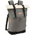 Mey & Edlich Herren Roll-Top-Rucksack Christopher grau 01