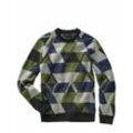 Mey & Edlich Herren Sweater Regular Fit Blau gemustert 46, 48, 50, 52, 54, 56