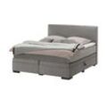 Boxi Boxspringbett mit Bettkasten Boxi Classic ¦ grau ¦ Maße (cm): B: 180 H: 125