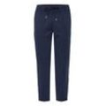 Stoffhose B.YOUNG "Stoffhose BYRIZETTA", Damen, Gr. M, N-Gr, blau (navy blazer), Obermaterial: 73% Polyester PES. 23% Viskose LENZING ECOVERO CV LenzEcov. 4% Elasthan EL., regular fit normal, Hosen